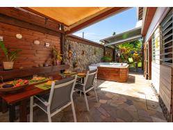 location Maison Villa Guadeloupe - La sallle  manger en terrasse